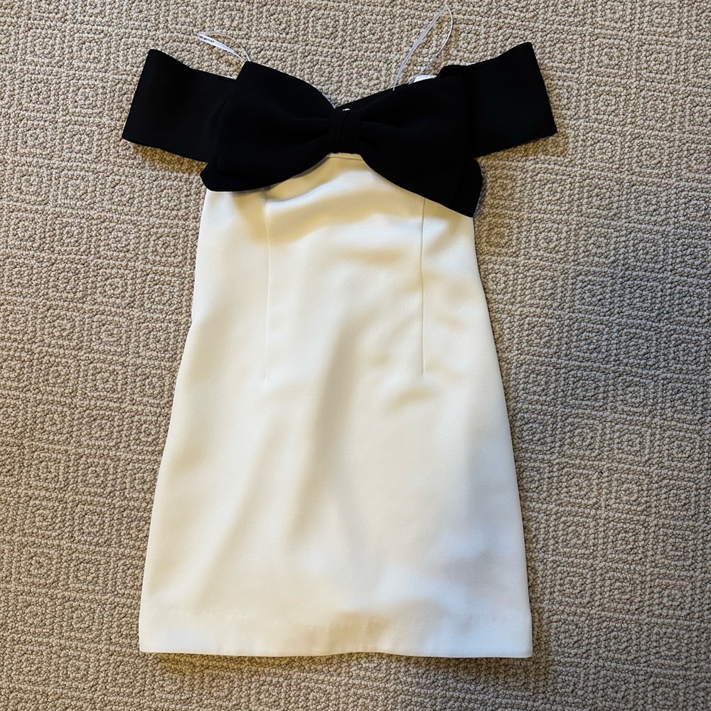 Self Portrait Off Shoulder Bow Dress